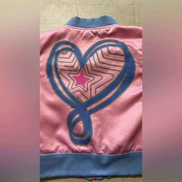 Jojo Siwa Nickelodeon year 2020 girls silk jacket with sequins XS (4/5) - Picture 9 of 13